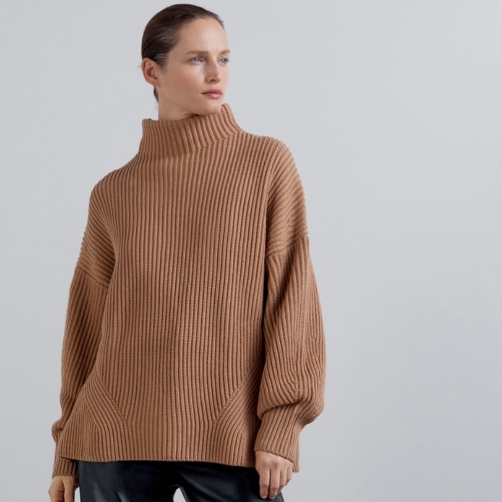 Zara camel wool sweater